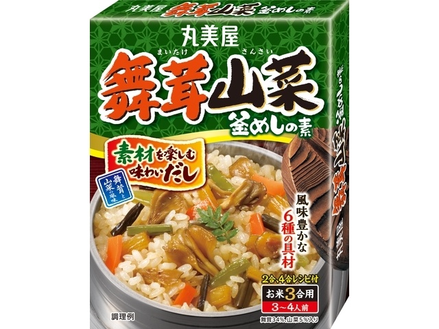 丸美屋 舞茸山菜釜めしの素 １８５ｇ  ×40【全国送料無料】(一部地域除く)の通販は 10,695円