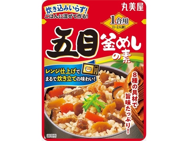 丸美屋 混ぜて作る五目釜めしの素１合用 ×60 【送料込】(沖縄・離島は別途)