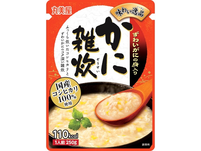 丸美屋 味わい逸品 かに雑炊２５０ｇ×30【全国送料無料】(一部地域別途)