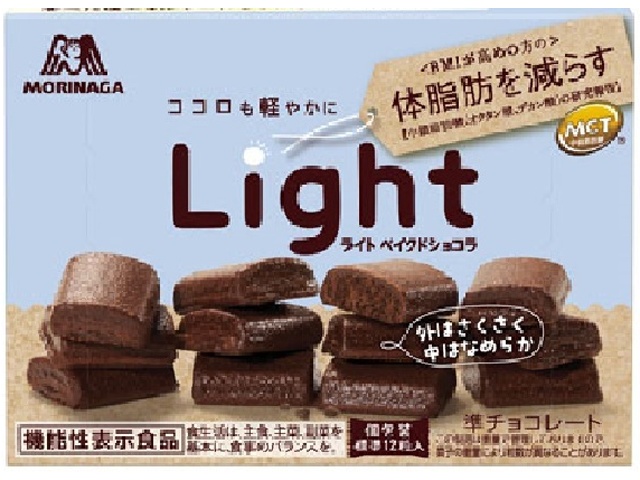 森永 ＬＩＧＨＴ ベイクドショコラ４６ｇ ×120 【全国送料無料】(沖縄・離島は別途)