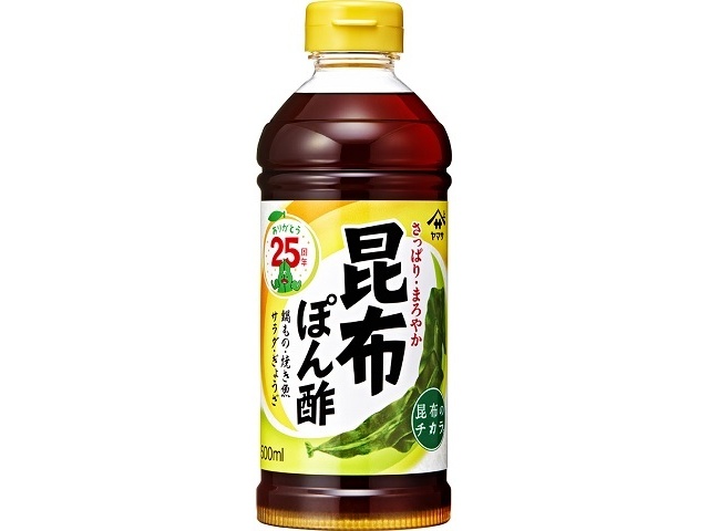 ヤマサ 昆布ぽん酢 ５００ｍｌ ×12 【全国送料無料】(一部地域除く) 5,971円