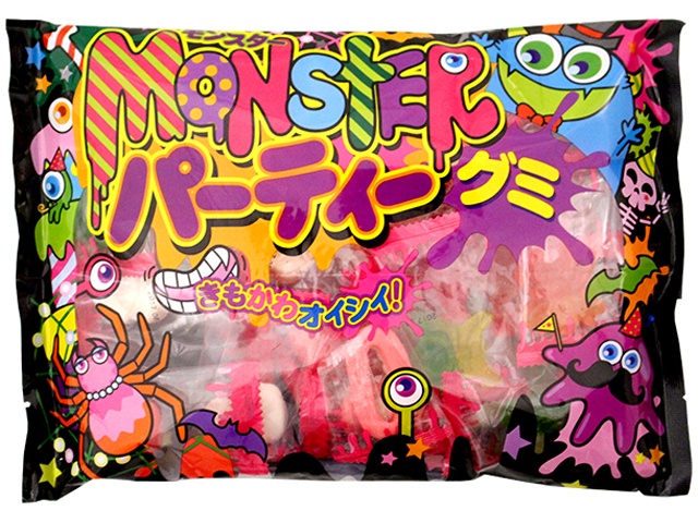やおきん モンスターパーティグミ２５０ｇ   ×24 【全国送料無料】(沖縄・離島は別途)
