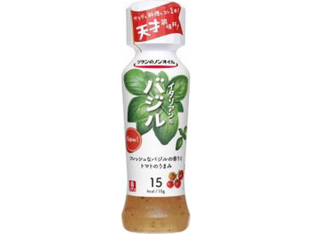 リケン ノンオイルイタリアン風バジル １９０ｍｌ×24【全国送料無料】(一部地域別途)