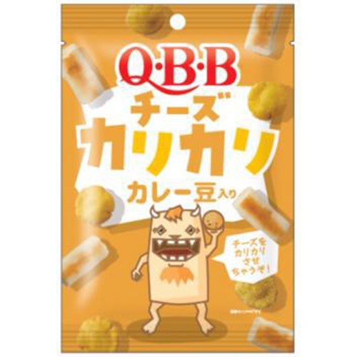 お酒に合う菓子・珍味 ＱＢＢ チーズカリカリ カレー豆入り３０ｇ ×60