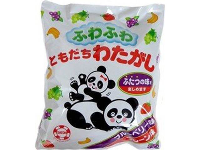 さとう ふわふわともだちわたがし２個 ×72 【全国送料無料】(沖縄・離島は別途)