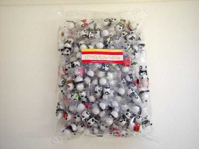 丸金 パンダチョコレートボール５００ｇ ×10 【全国送料無料】(沖縄・離島は別途)