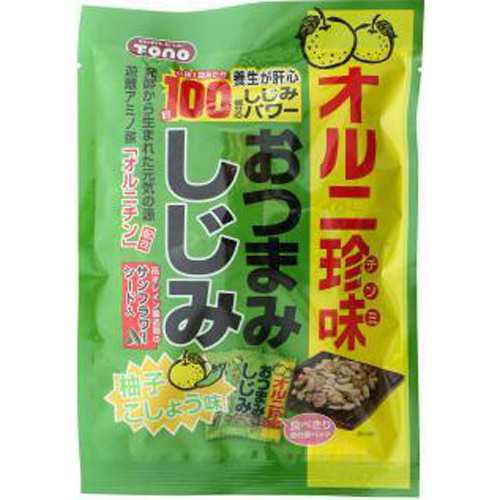 お酒に合う菓子・珍味 トーノー おつまみしじみ 柚子胡椒４２ｇ ×30