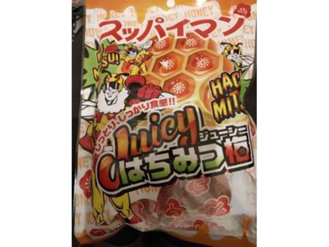 上間 スッパイマンジューシーはちみつ梅７２ｇ ×120 【全国送料無料】(沖縄・離島は別途)