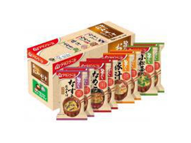 アマノ 旨だし おみそ汁４種８食×18【全国送料無料】(一部地域別途)