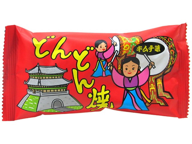 菓道 どんどん焼き キムチ味  ×300 【全国送料無料】(沖縄・離島は別途)