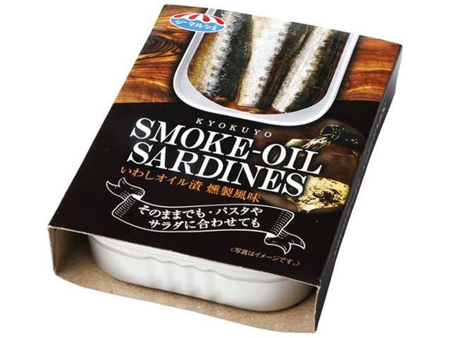 極洋 いわしオイル漬 燻製風味９０ｇ ×30【全国送料無料】(一部地域別途)