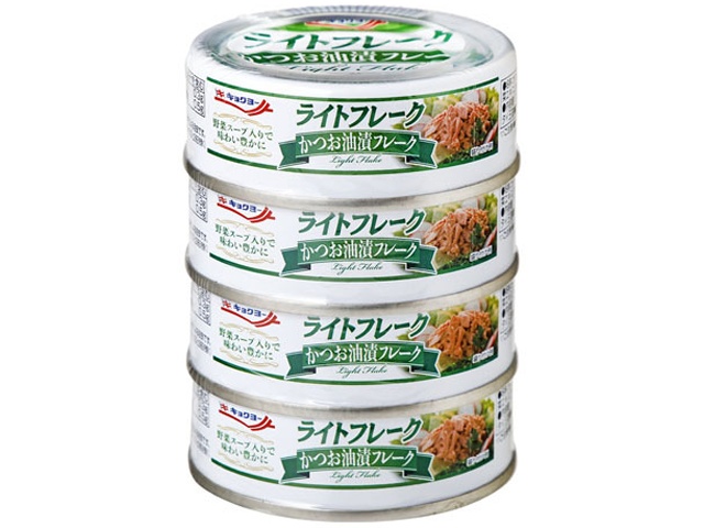 極洋 ライトフレークかつお油漬４Ｐ ７０ｇ×４×20【全国送料無料】(一部地域別途)