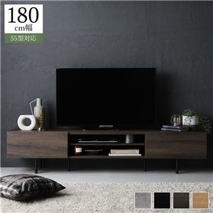 ds-2513029 ワイド テレビボード テレビ台 幅 180 cm ブラウン 脚付