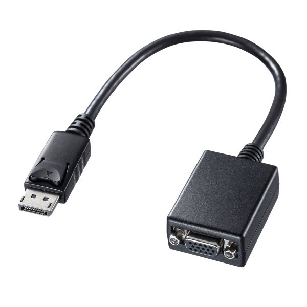 DisplayPort-VGA変換アダプタ AD-DPV04(代引不可) - テレビ用アクセサリー
