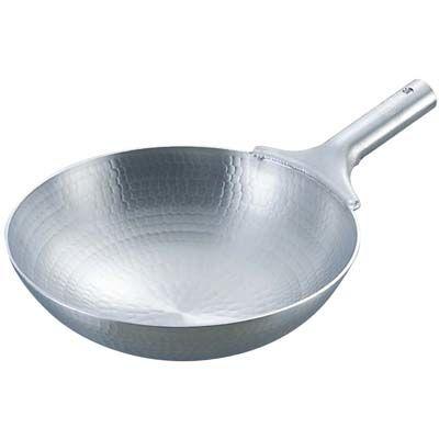 アルミ 打出 中華片手鍋 30cm KND-001061【送料無料】 (KND001061)