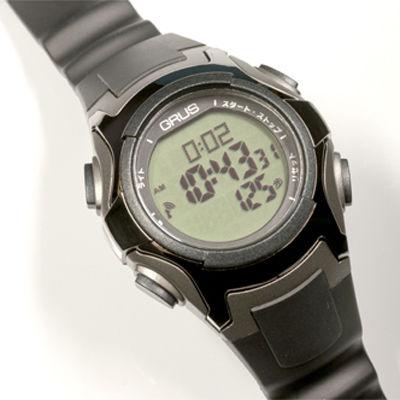 腕時計 電波 ウォーキングウォッチ ペースキーパー機能付 GRUS GRS005-01【送料無料】 (GRS00501) 【納期目安：１週間】