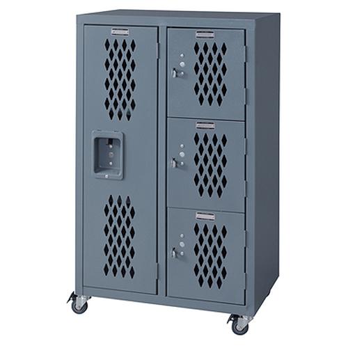 ロック スチールチェストL 東谷（あづまや） TPN-41GY【送料無料】 (TPN41GY)