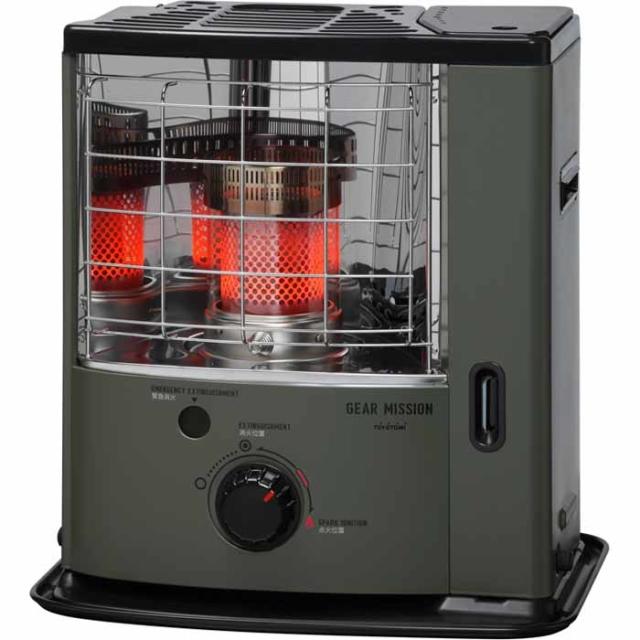 【限定品】GEAR MISSIONシリーズ 反射型ストーブ【コンクリート8畳/木造6畳】 トヨトミ RS-GE23G【送料無料】 (RSGE23G)