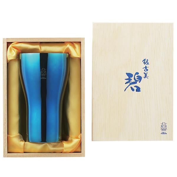 「”碧”銀古美(ぎんふるみ)」18-8ステンレスタンブラー・大 AO-03【送料無料】 (AO03)