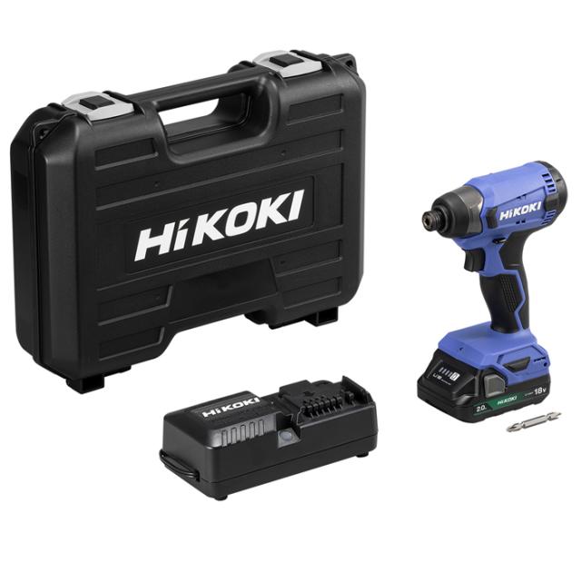 18V コードレス インパクトドライバ コンパクトタイプ 2.0Ah 蓄電池×1個 充電器 ケース付 [KH01] HiKOKI FWH18DA(BG)【送料無料】 【納期目安：納期未定】
