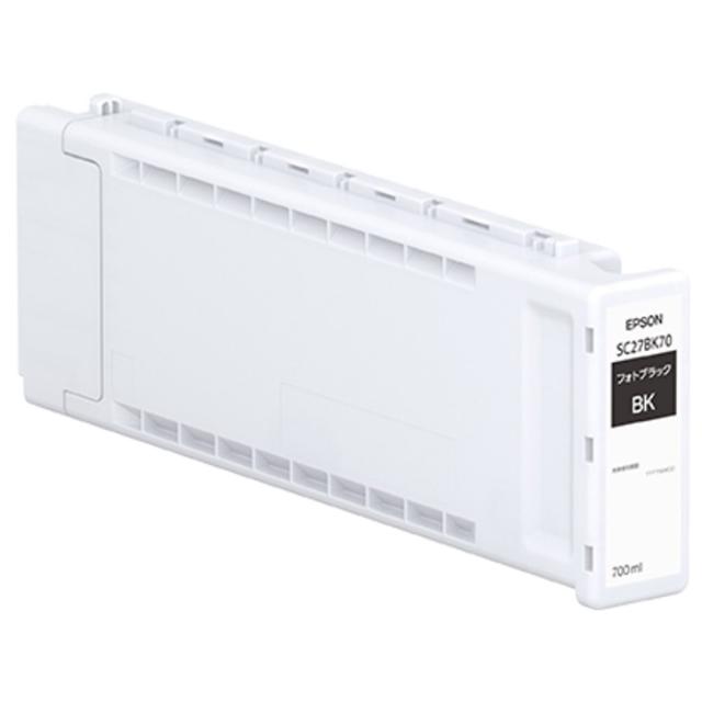 インクカートリッジ/フォトブラック(700ml) エプソン SC27BK70【送料無料】