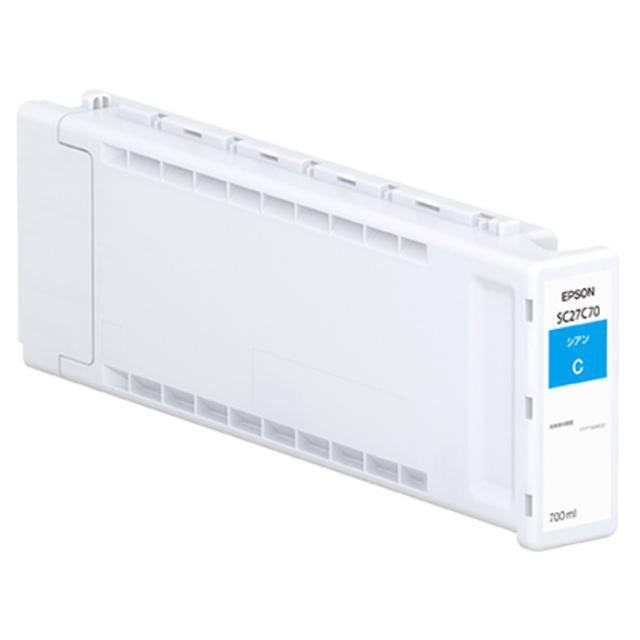 インクカートリッジ/シアン(700ml) エプソン SC27C70【送料無料】