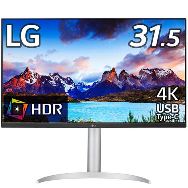 LG Electronics Japan 【送料無料】32UP550N-W 31.5インチ ワイド液晶ディスプレイ(3840x2160/VA/ノングレア/HDMIx2/DPx1/TypeC(PD90W)/の通販は