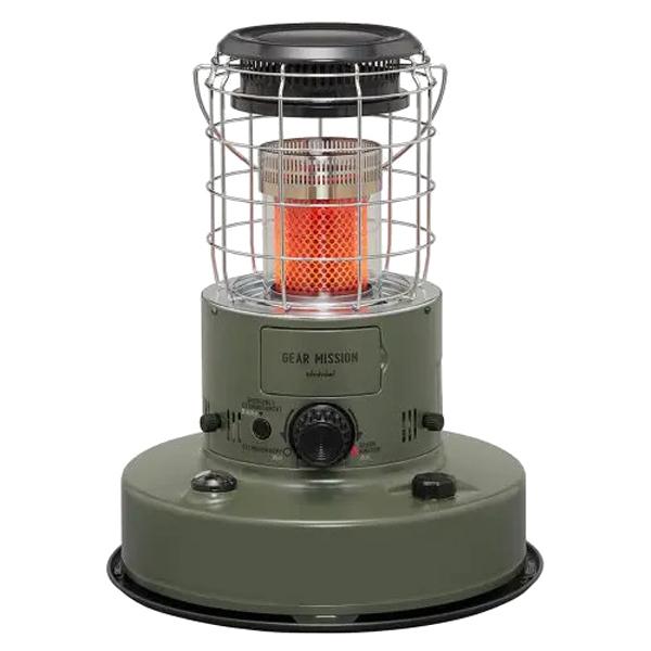 石油ストーブ 赤熱対流形モデル GEAR MISSIONシリーズオリーブグリーン 【コンクリート9畳/木造7畳】 トヨトミ RR-GER25(G)【送料無料】 (RRGER25(G))