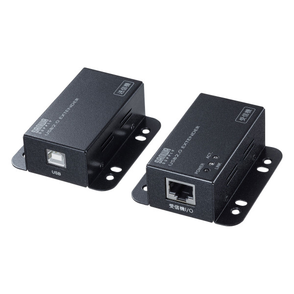 USB2.0エクステンダー(2界面こしき付き添い人) サンワサプライ USB-EXSET3【貨物輸送無料】 (USBEXSET3)