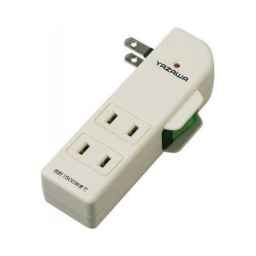 【10個セット】 雷ガード付ブレーカースイッチ付サイドタップ ヤザワ Y02SBK310WHX10【送料無料】 【納期目安：１週間】