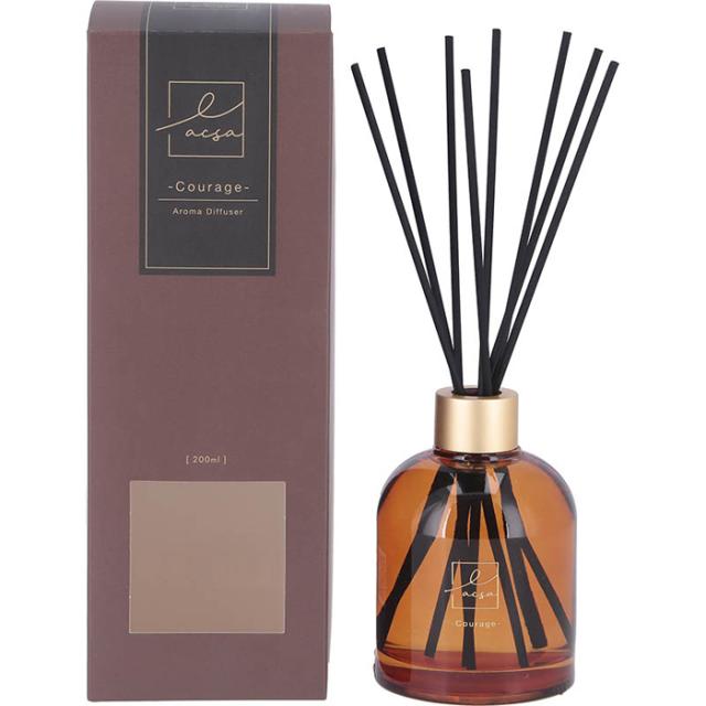 【4個セット】 LACSA(ラシサ) ディフューザー Courage 200ml SRA200 不二貿易 FJ-28062【送料無料】 (FJ28062)