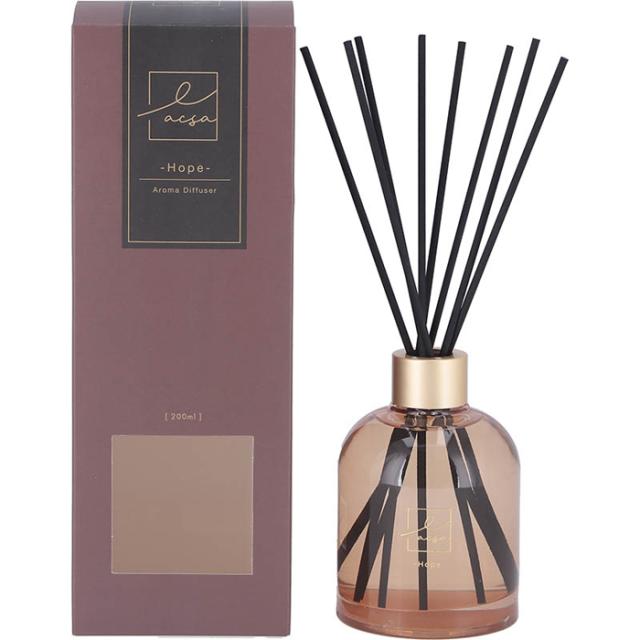 【4個セット】 LACSA(ラシサ) ディフューザー Hope 200ml SR568200 不二貿易 FJ-28063【送料無料】 (FJ28063)