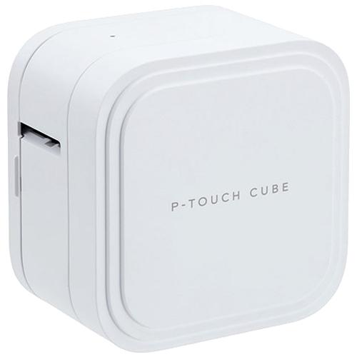 ラベルライター ピータッチ キューブ(スマホ対応/3.5mm〜36mm幅/TZeテープ) ブラザー PT-P910BT【送料無料】 (PTP910BT)