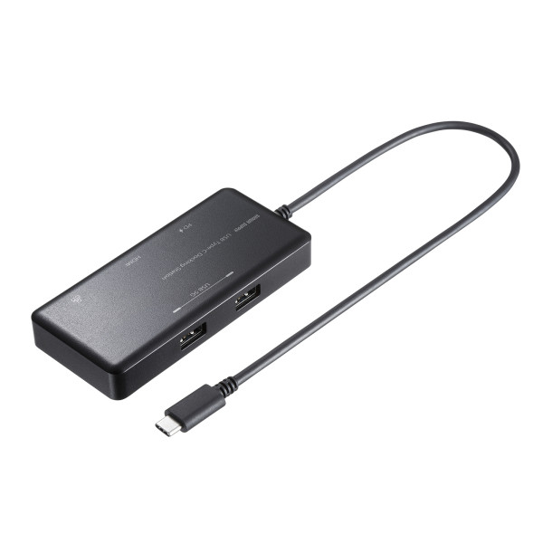 USB Type-C ドッキングステーション サンワサプライ USB-DKM7BK【送料無料】 (USBDKM7BK)
