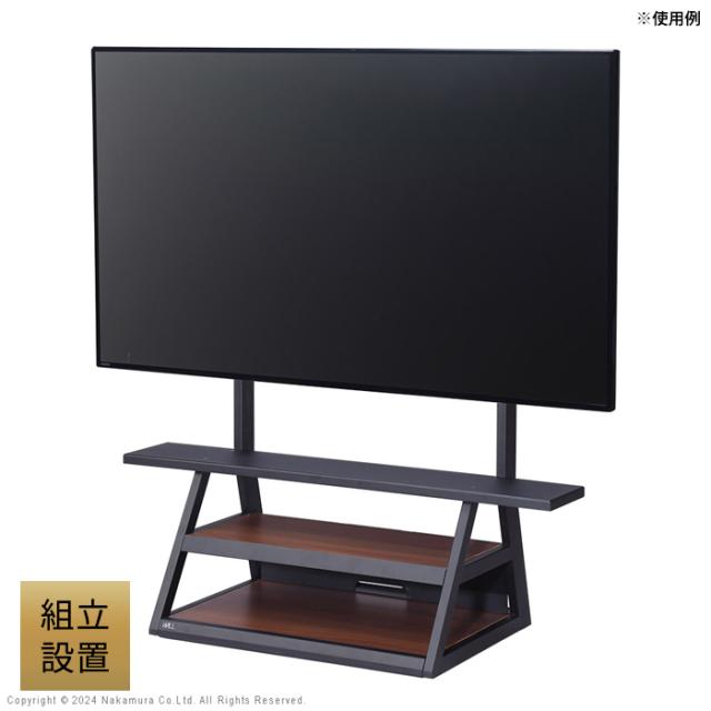 テレビスタンド WALL M1 CASTER 収納付きキャスタースタンド 32〜65v対応 組立設置付き (ウォールナット) ナカムラ wktvw5238【送料無料】 28,285円