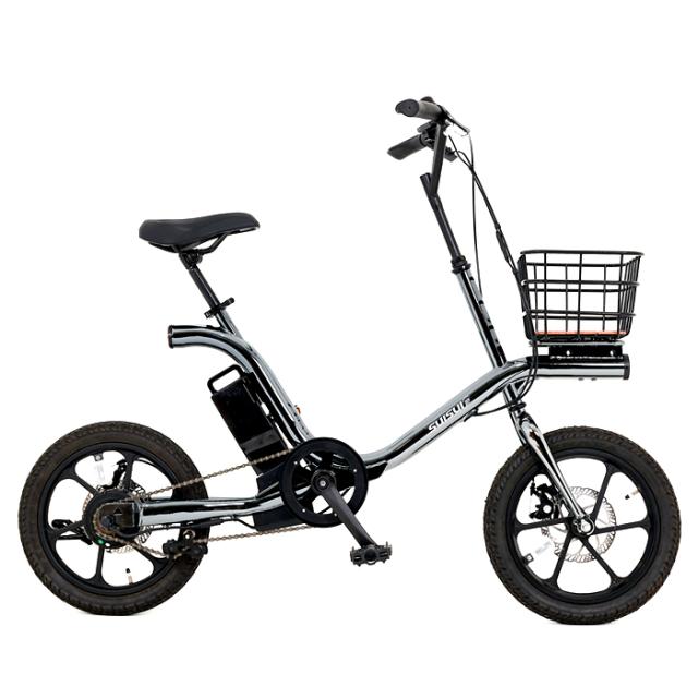 SUISUIα2 16インチ電動アシスト自転車 (シルバー) KAIHOU BM-5C160SL【送料無料】 (BM5C160SL)