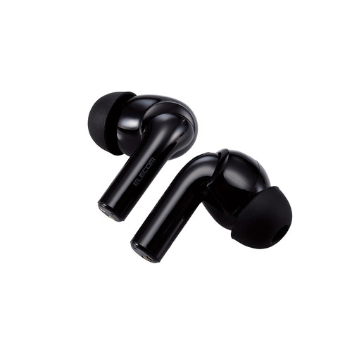 ワイヤレスイヤホン Bluetooth5.2 アクティブ ノイズキャンセリング 耳せん機能 低遅延モード 超軽量 ブラック エレコム LBT-TWS15BK2【送料無料】 (LBTTWS15BK2)