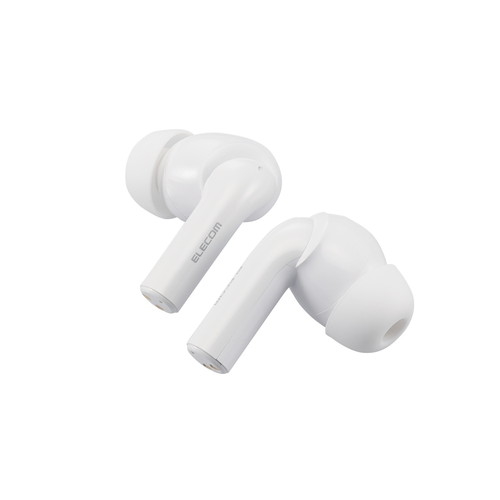 ワイヤレスイヤホン Bluetooth5.2 アクティブ ノイズキャンセリング 耳せん機能 低遅延モード 超軽量 ホワイト エレコム LBT-TWS15WH2【送料無料】 (LBTTWS15WH2)