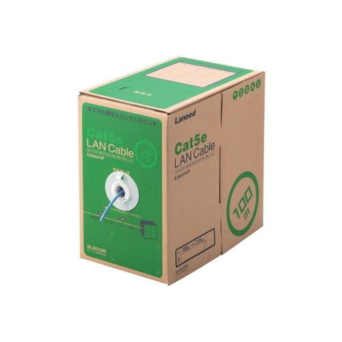 Cat5e対応LANケーブル(自作用・長尺) エレコム LD-CT2/BU100/RS【送料無料】 (LDCT2/BU100/RS)