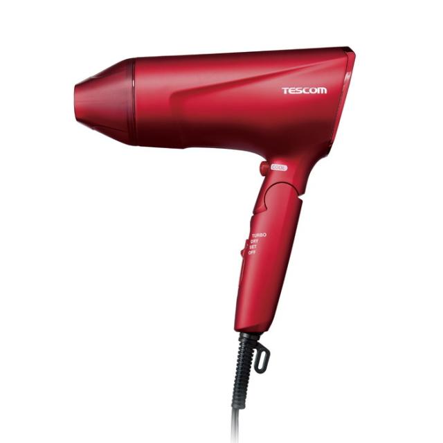 ヘアドライヤー プロテクトイオン 折りたたみ 最軽量 ハイパワー 大風量 大風圧 速乾 コンパクト Speedom レッド テスコム TD570A-R【送料無料】 (TD570AR)