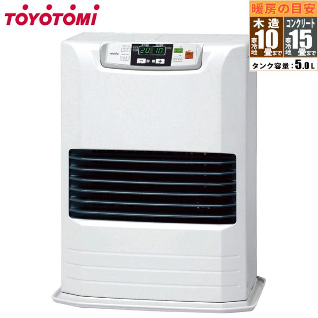FF温風式 手軽で使い勝手のいいカートリッジ式スタンダードモデル【コンクリート15畳/木造10】 トヨトミ FF-3624T(W)【送料無料】 (FF3624T(W))
