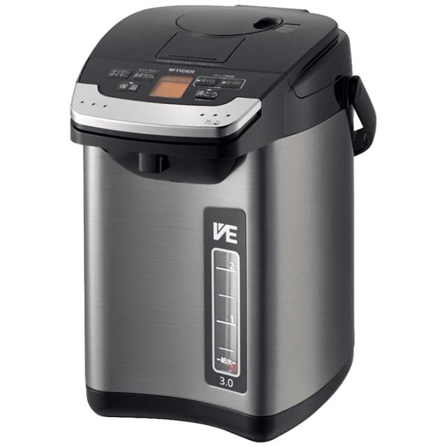 蒸気レスVE電気まほうびん＜とく子さん＞ 3.0L ブラック タイガー PIG-H300(K)【送料無料】 (PIGH300(K)) 【納期目安：１週間】