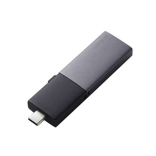 SSD 外付け 500GB USB3.2Gen2 読込最大1000MB/秒 USBメモリ型 スライド式 高速 耐衝撃 Type-C/USB-A 両対応 ブラック【メール便での発送商品】 エレコム ESD-EWC0500GBK【送料無料】 (ESDEWC0500GBK)
