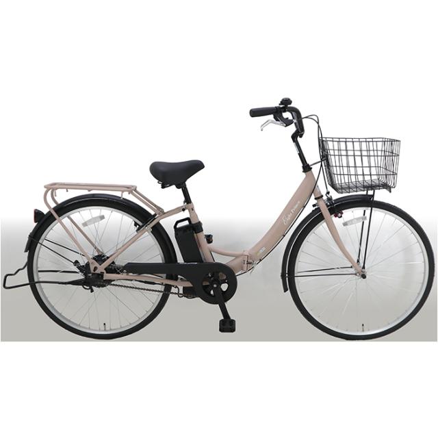 電動アシスト自転車 26型 SUISUI シングル 折り畳み ワンモードアシスト 5.8Ah ライトベージュ KAIHOU SST-DRO100BE【送料無料】 (SSTDRO100BE) 【納期目安：12/中旬入荷予定】
