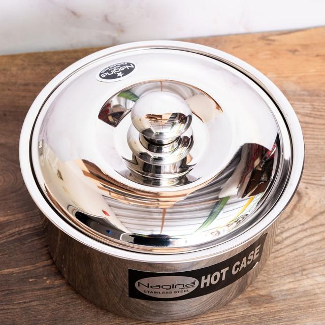 【送料無料】 チャパティ保温器 インド料理 チャパティーケース 大【約21cm 約3000ml】 / チャパーティ ロティ パロタ パラタ チャパティウォーマー 調理器具 食器 アジアン食品 エスニック食材_1