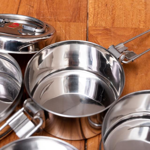 【送料無料】 【6個セット】【4段】インド弁当箱【約19cm×約11.5cm】 / ランチボックス アジアン食品 エスニック食材_9