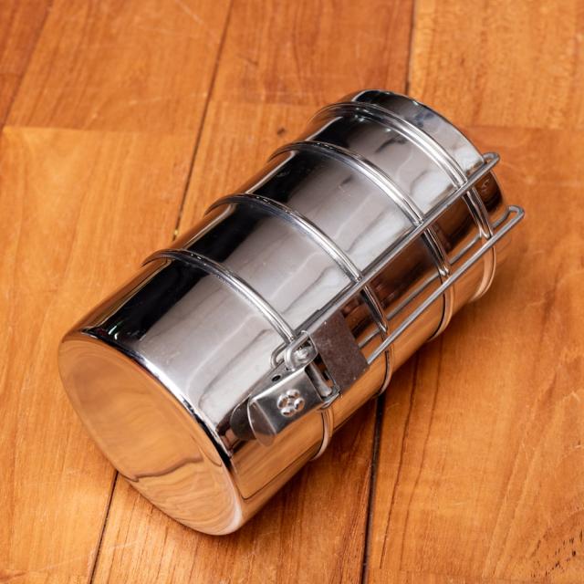 【送料無料】 【6個セット】【4段】インド弁当箱【約19cm×約11.5cm】 / ランチボックス アジアン食品 エスニック食材_3