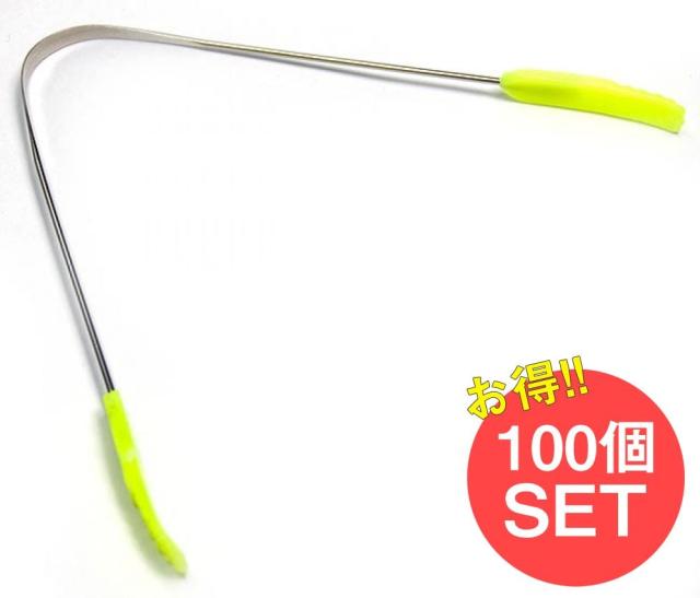 【送料無料】 【100個セット】舌の掃除機 タン スクレーパー【もち手つき】 / ヨガ アーユルヴェーダ タンスクレーパー インド 健康器具 美容と健康 エスニック アジア 雑貨