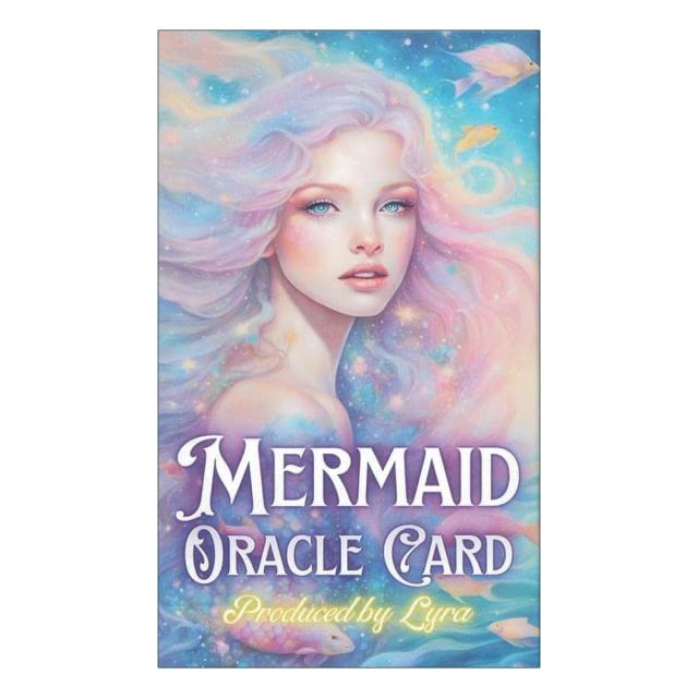 【送料無料】 マーメイドオラクルカード Mermaid Oracle Cards / 占い タロット ルノルマン スピリチュアル Lyra Works コーヒーカード インド 本 印刷物 ステッカー ポストカード ポスター