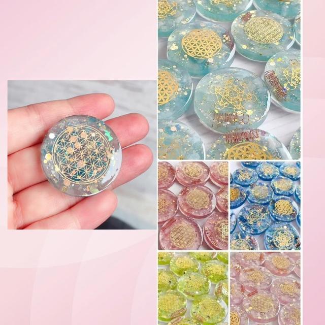 【送料無料】 オルゴナイトスピリチュアルパワーオラクルカード Orgonite Spiritual Power Oracle Cards / 占い タロット ルノルマン konkanipe コーヒーカード インド 本 印刷物 ステッカー ポストカード ポスター_4
